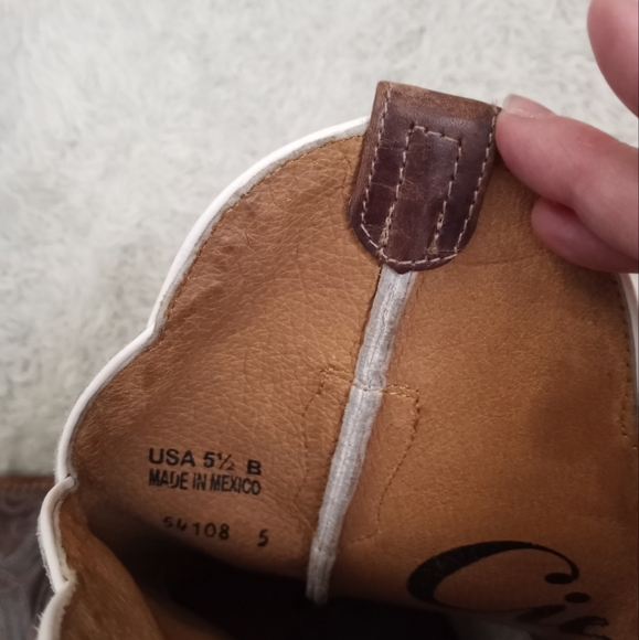 Cinch Edge Malibu Western Leather Cowboy Coastal Cowgirl Floral Hand Too… - Picture 8 of 11